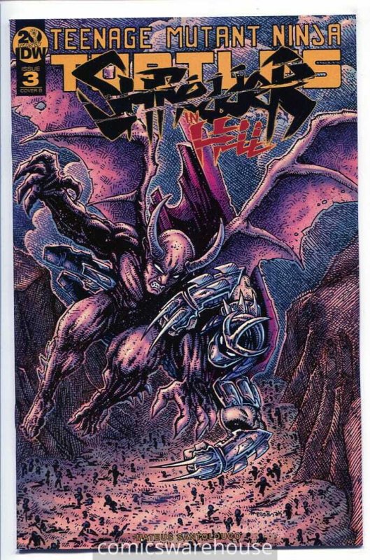 TMNT SHREDDER IN HELL (2018 IDW) #3 VARIANT CVR B EASTMAN NM