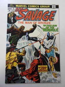 Doc Savage #8 (1974) FN Condition! ink on bc