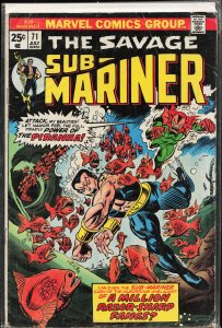 Sub-Mariner #71 (1974) Namor the Sub-Mariner