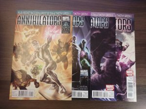 Annihilators (Marvel 2011) #1,2,3,4 (Dan Abnett Andy Lanning) Rocket & Groot 