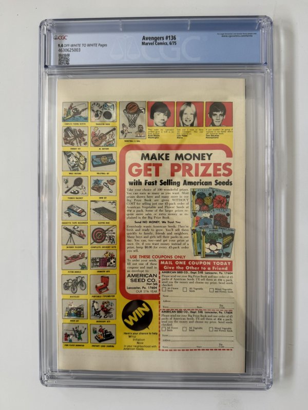 The Avengers #136 (1975)