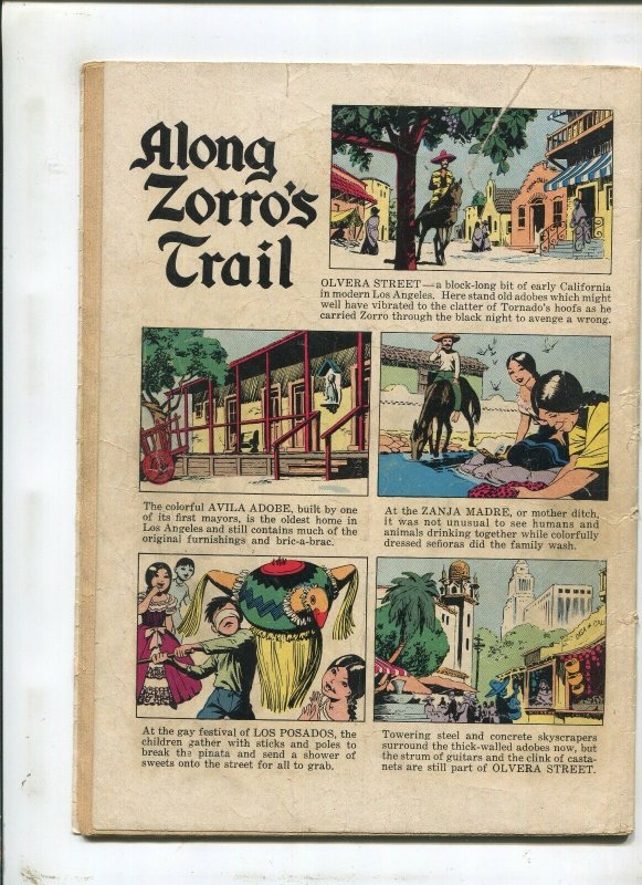 DELL FOUR COLOR #882 - WALT DISNEY ZORRO COVER - (3.0) - 1957