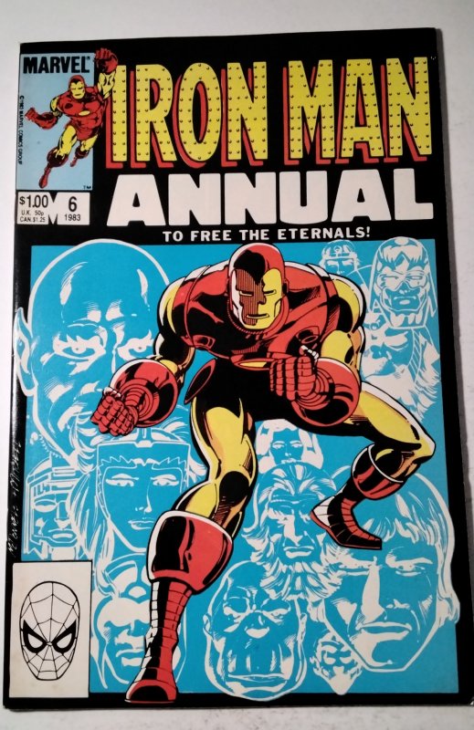 Iron Man Annual #6 (1983) Marvel Comic Book J757