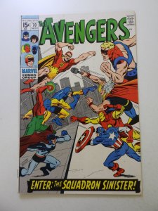 The Avengers #70 (1969) VF- condition