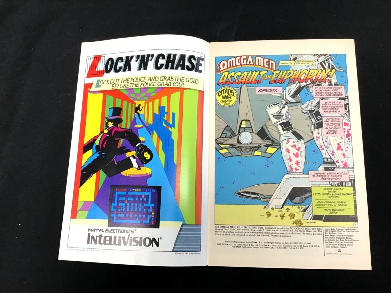 OMEGA MEN #3 (8.0) ASSAULT ON EUPHORIX!! 1983