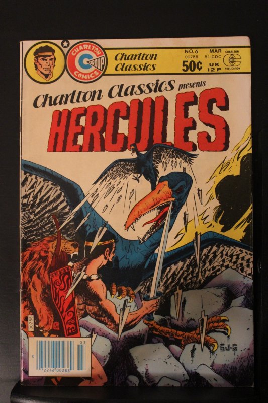 Charlton Classics #6 (1981) High-Grade NM- Hercules Charlton Key wow!