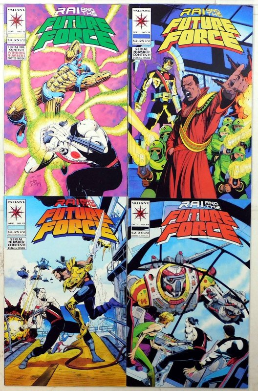 Rai Lot of 4 #12, 13, 14, 15 (1993) Valiant Comics 1st Print Comic Books