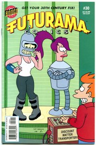 FUTURAMA #30, NM-, Bongo, Fry, Bender, Leela, 2000,Professor Farnsworth,Zoidberg
