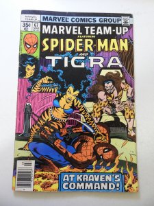 Marvel Team-Up #67 (1978) VG Condition Moisture stains