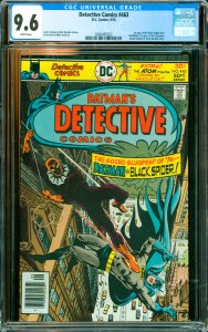 Detective Comics #463 CGC Graded 9.6 1st app. of the Black Spider (Eric Needh...