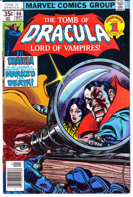 Tomb of Dracula(vol. 1) # 66  To Become Human with All Your Foes Around You !