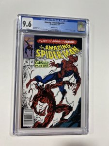 Amazing Spider-Man 361 Newsstand CGC 9.6 Blue Lbl White Pgs 1st Carnage