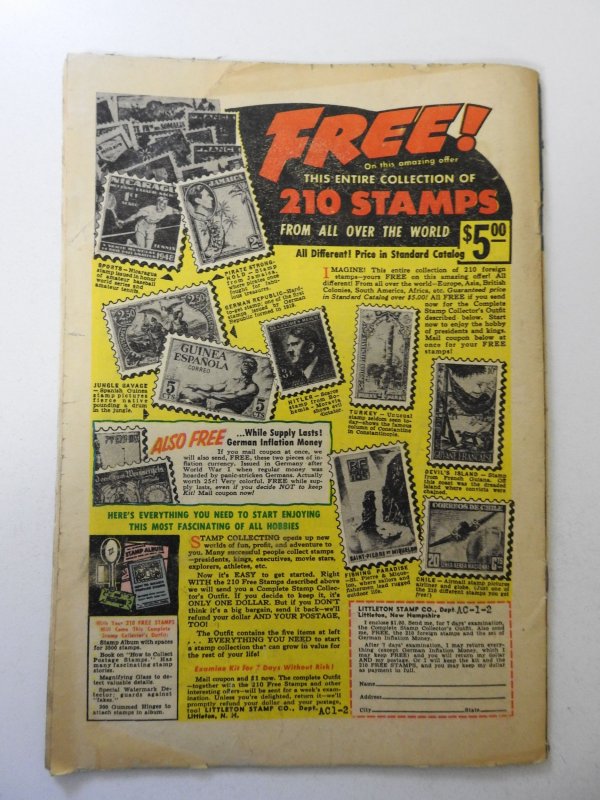 Wild Bill Hickok #17 (1954) GD Condition centerfold detached bottom staple