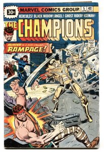 CHAMPIONS #5-30 CENT VARIANT-1976-MARVEL BRONZE AGE