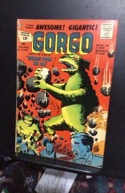 Gorgo #7 (1962) mid high grade monster key! FN+ Oregon CERT! Wow
