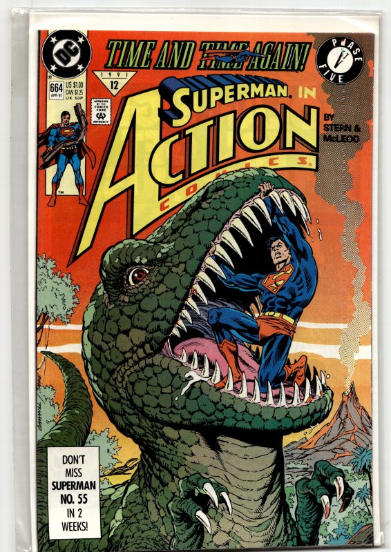 Action Comics #664 Direct Edition (1991) Superman