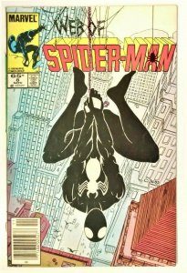 WEB OF SPIDER-MAN (1985 Series) (MARVEL) #8 NEWSSTAND FN