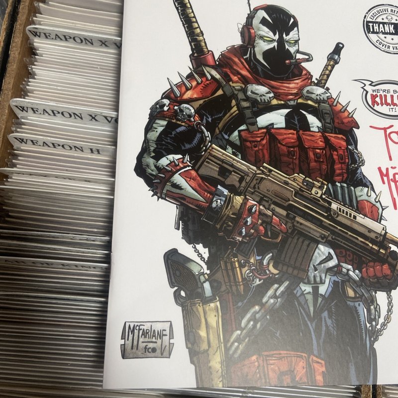 Spawn #350 Todd McFarlane Signed Retailer Thank You Variant - High Grade NM