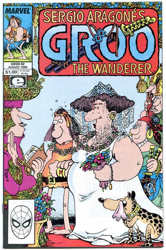 GROO the Wanderer #42, NM, Sergio Aragones, Conan parody, Sword, 1985