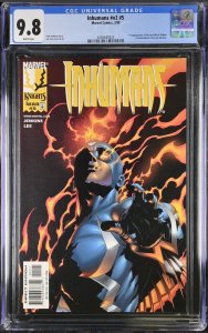 Inhumans v2 #5 CGC 9.8 WHITE Pages 1st Yelena as Black Widow Marvel 1999 MCU