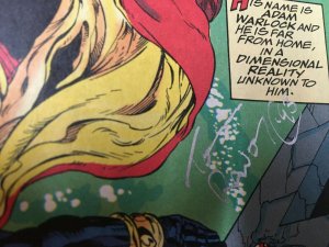 WARLOCK CHRONICLES #1 VF-NM SIGNED BY TOM RANEY AND JIM STARLIN (RED) INSIDE