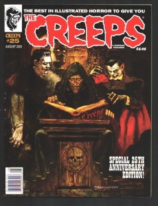 Creeps #25 2020-Warrant-Frankenstein & Dracula horror cover-Horror & sci-fi s...