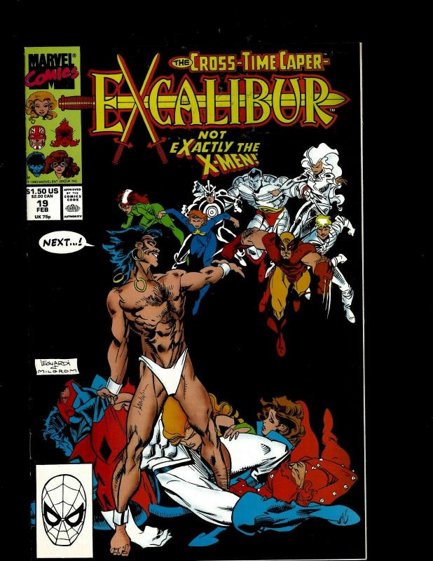 Lot of 12 Excalibur Marvel Comic Books #13 14 15 16 17 18 19 20 21 22 23 24 J404