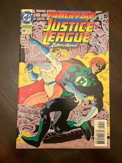 Justice League International #59 DC Bullet Logo Corner Box Variant (1993) - NM