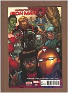Invincible Iron Man #5 Marvel Comics 2017 Riri Williams Ironheart NM 9.4