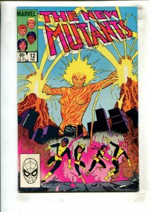 NEW MUTANTS #12 (8.0) SUNSTROKE!! 1983