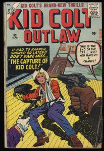 Kid Colt Outlaw #83 VG+ 4.5 Capture of Kid Colt! Jack Kirby Cover!