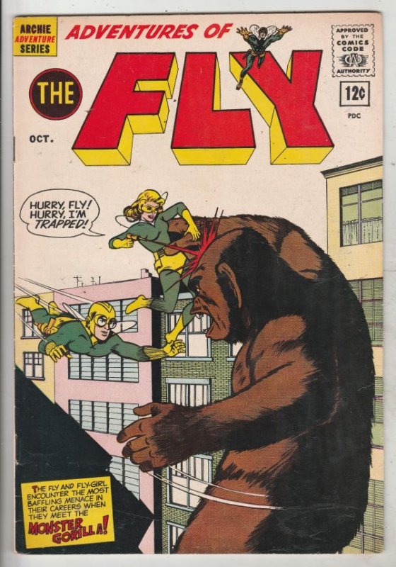 Adventures of the Fly #22 (Nov-62) VF+ High-Grade The Fly, Fly-Girl