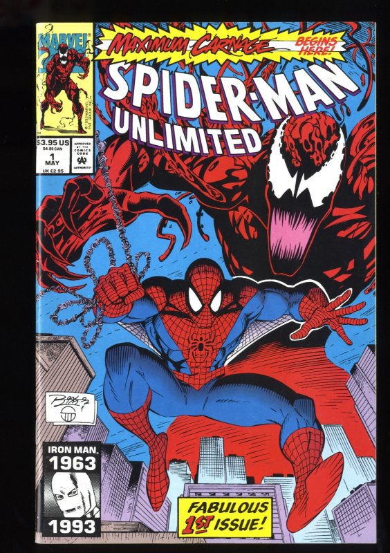 Spider-Man Unlimited #1 VF/NM 9.0 1st Shriek!