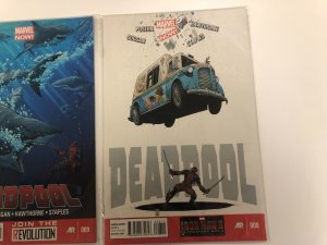 2 Marvel Comic Books  Deadpool #008 009 Hulk Thor X men 62 KE1