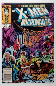 The X-Men and The Micronauts #3 (1984) NEWSSTAND