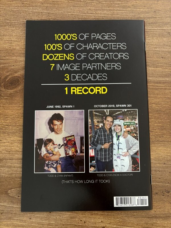 Spawn # 301 NM 1st Print Image Comic Book Variant Cover McFarlane 12 J292