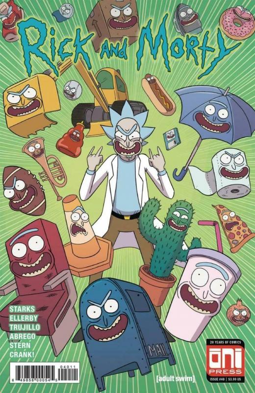 RICK and MORTY #40, 1st, VF/NM, Grandpa, Oni Press, from Cartoon 2015