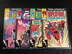 Seven NEW UNIVERSE First Issues, VFNM Condition