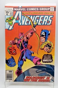 THE AVENGERS #172 (1978) NEWSSTAND, GEORGE PEREZ, HAWKYEYE NM-