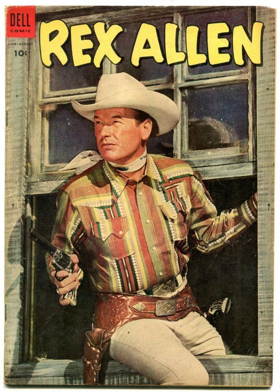 Rex Allen Comics #13 1953- Dell Golden B-Western FN-