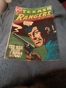 Texas Rangers in Action #66 Charlton Comics Silver Age 1968 1st Man Called Loco