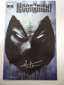 Moon Knight #2 (2021) Signed by Tyler Kirkham W/ COA NM- Condition