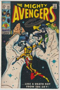 Avengers #64 (May 1969, Marvel), VG condition (4.0)
