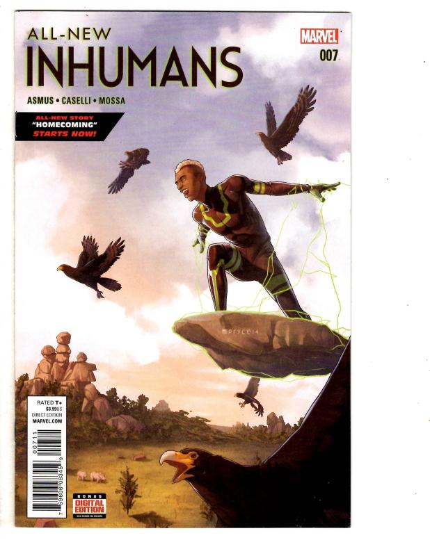 3 All-New Inhumans Marvel Comic Books # 3 4 7 Asmus Soule Caselli Mossa WM7