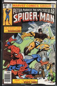 The Spectacular Spider-Man #49 Newsstand Edition (1980) Spider-Man