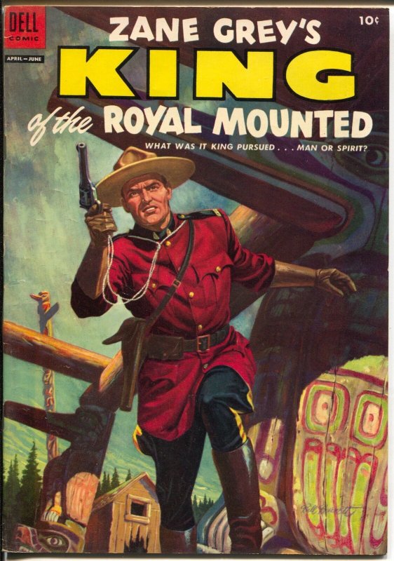 King of The Royal Mounted #19 1955-Dell-Zane Grey-RCMP-Bennett-VF