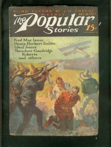 POPULAR STORIES PULP-12/24/27-WILD COVER-F MacISAAC VG