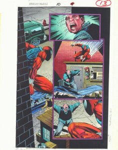 Spider-Man Unlimited #10 p.13 Color Guide Art - Scarlet Spider by John Kalisz