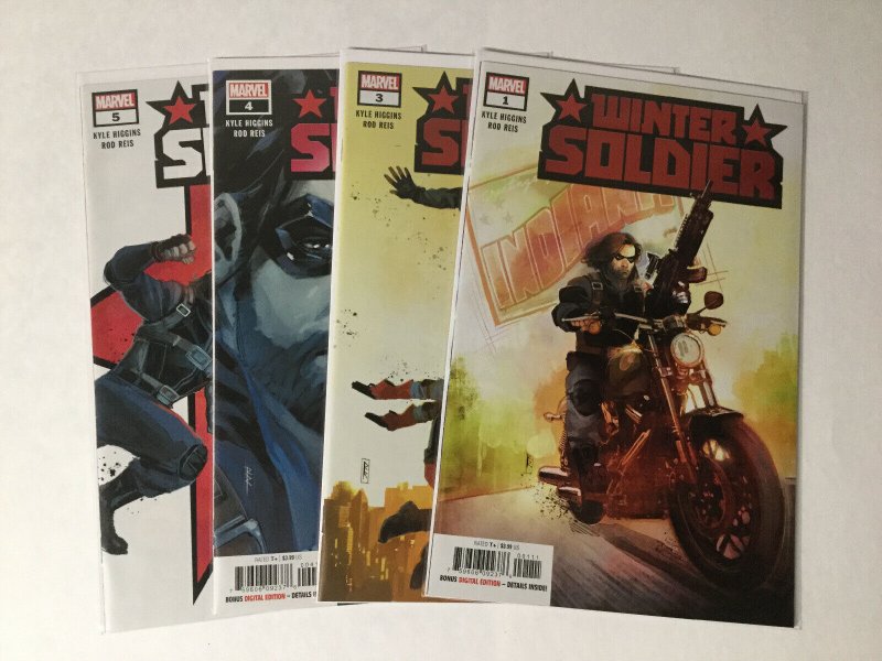 Winter Soldier 13-5 3 4 5 Lot Nm Near Mint Marvel