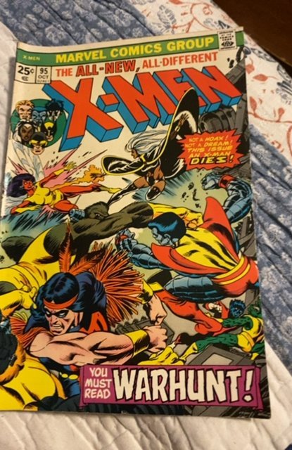 The X-Men #95 (1975)death of thunderbird